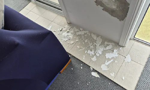 Water Damage Repair to Walls and Window Frames